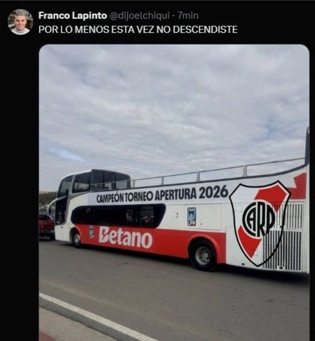 Más memes contra River por Belgrano campeón.
