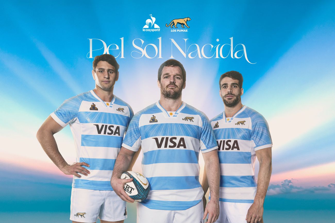 Así es la nueva pilcha del seleccionado argentino de rugby.