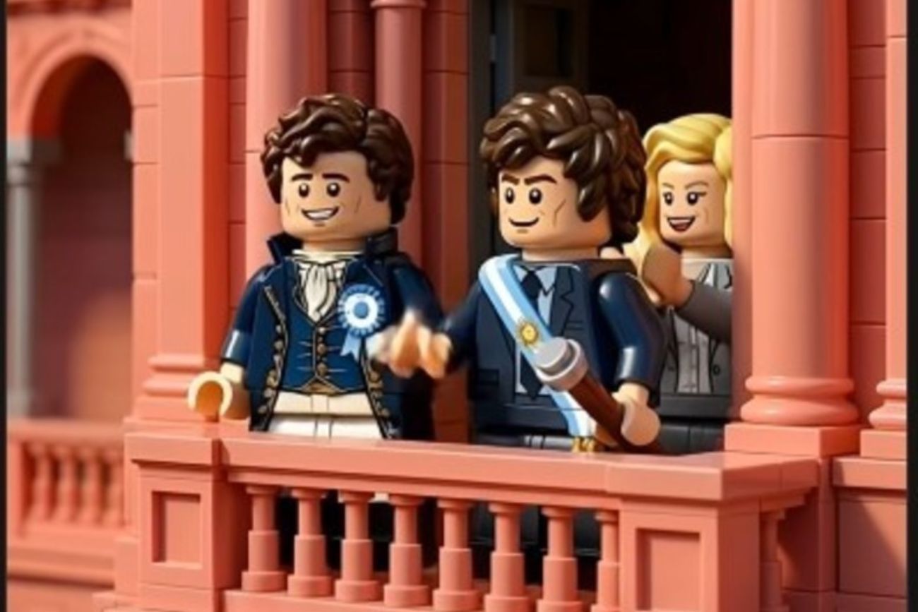 Javier Milei y Manuel Belgrano versión Lego: el video que publicó el Presidente por el 25 de Mayo
