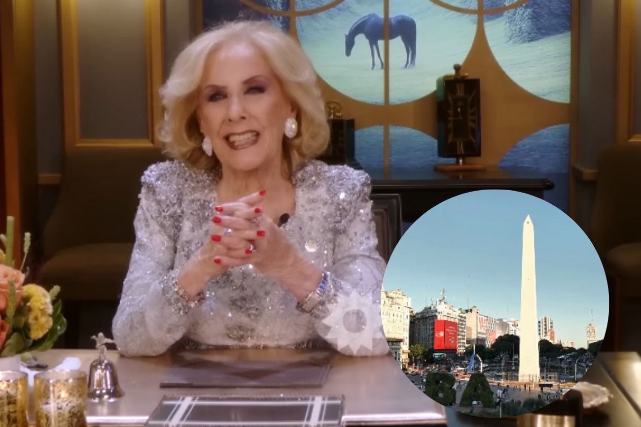 El saludo de Mirtha Legrand al Obelisco y la propuesta de Adrián Suar que la hizo emocionar.