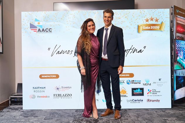 Solange Merdinian y su esposo Alberto Ponce