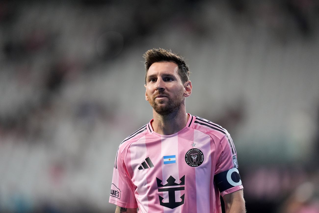 Lionel Messi en el último partido de Inter Miami.
