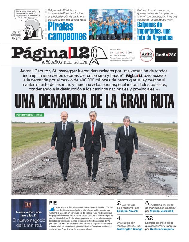 Las tapas de los diarios con Belgrano campeón.