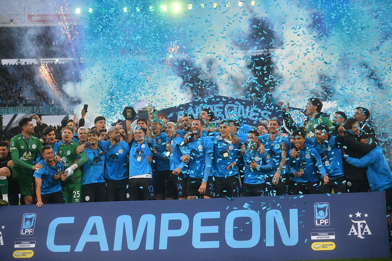 Belgrano Campeón de LPF 2026. (Pedro Castillo / La Voz).