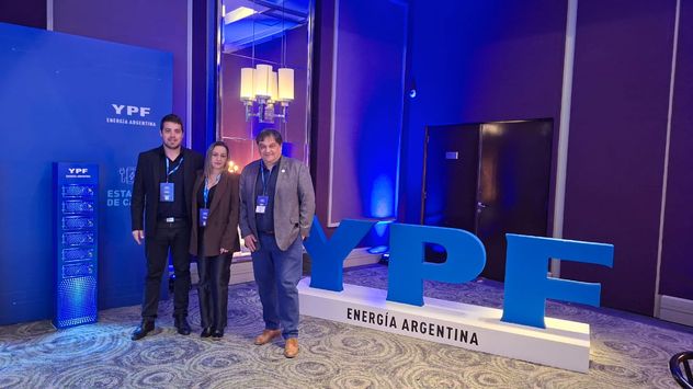 El vocal Gustavo Rassetto, la vicepresidenta Lorena Ponce y el presidente de 
Cophisec Gustavo Manno, acompañaron la jornada de seguridad.