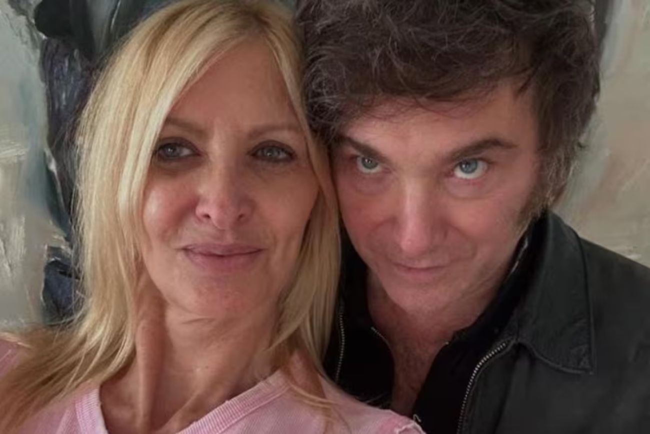 Javier Milei y Yuyito Gonzalez cuando eran pareja.