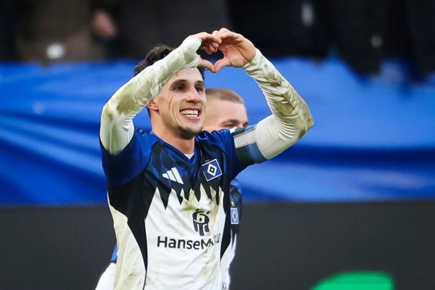 Nicolás Capaldo, jugador del Hamburgo de Alemania.