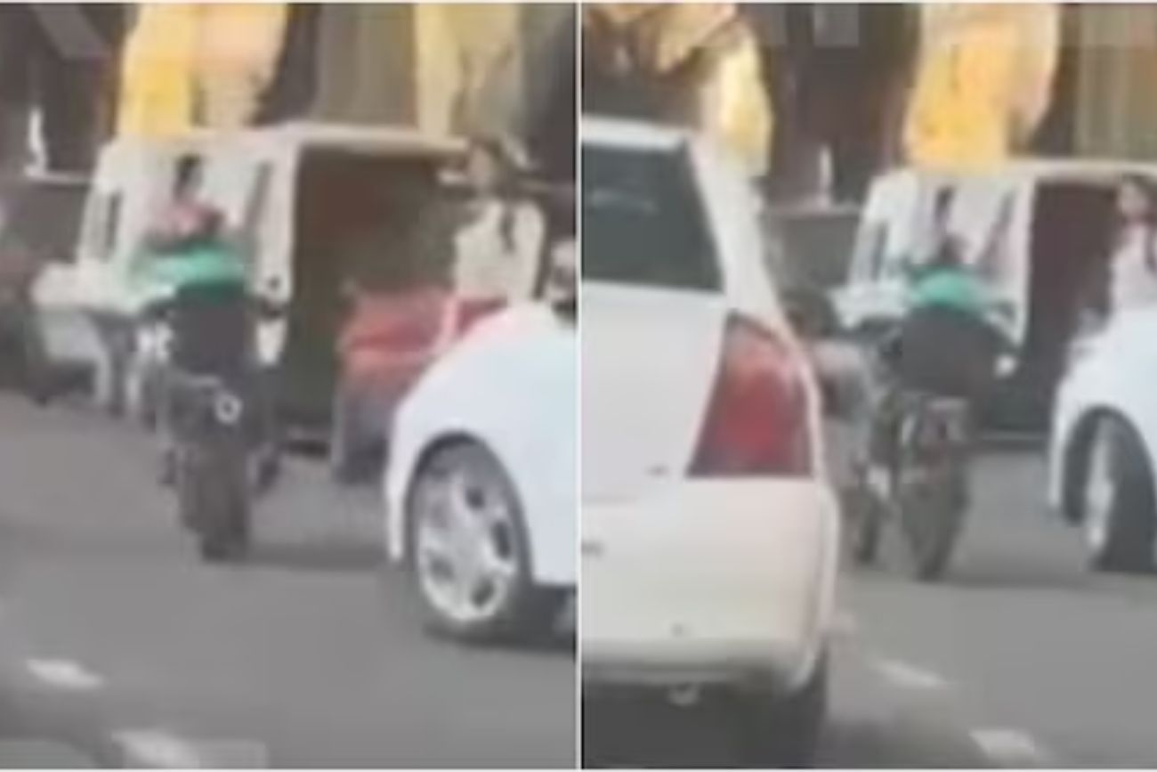 Santa Fe: filmaron a un niño manejando una moto y haciendo maniobras peligrosas