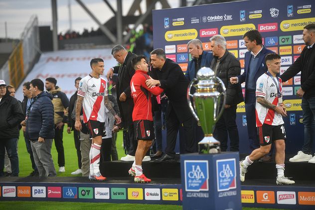 Belgrano Campeón de LPF 2026. Venció a River Plate 3 - 2 en el Estadio Kempes.
Foto: Pedro Castillo / La Voz