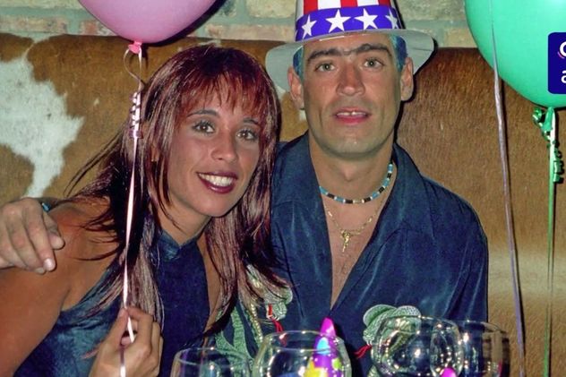 Alejandra Romero junto a Rodrigo Bueno.