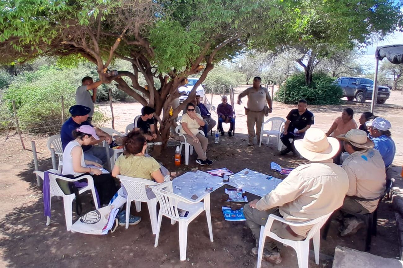 La UNC y la FAO avanzan en un plan participativo para prevenir incendios en el noroeste cordobés. (UNC)