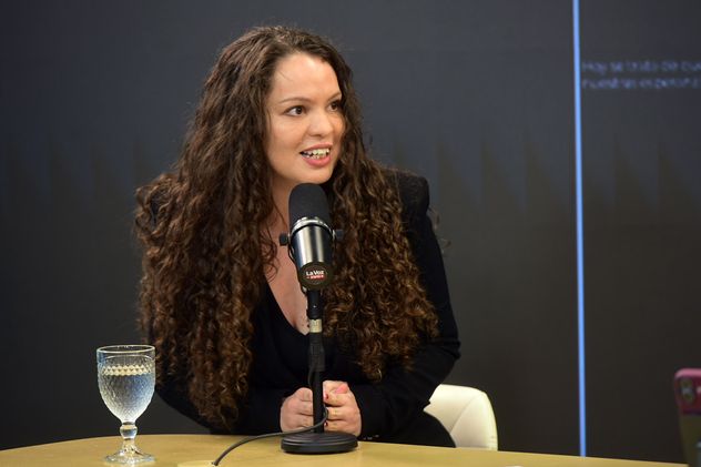 Mayra Arena, consultora, en el Streaming de La Voz en vivo.  (Nicolás Bravo / La Voz)