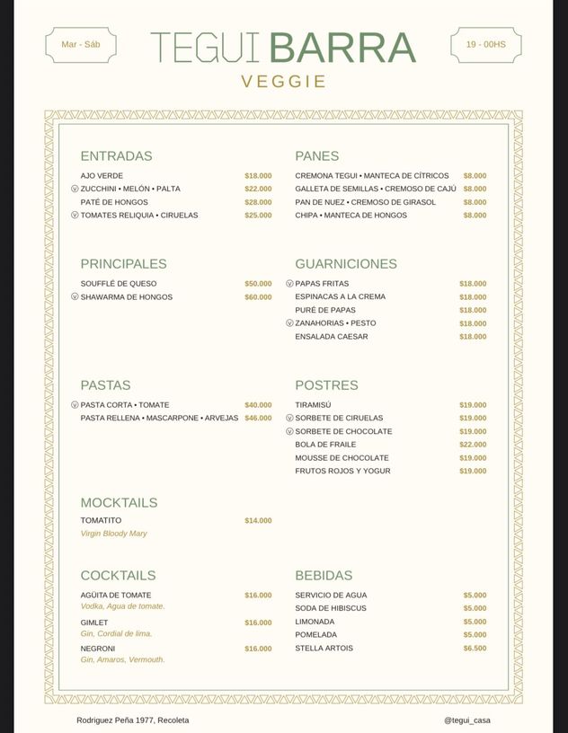 Tegui Barra continúa posicionándose como uno de los restaurantes más exclusivos y comentados de Buenos Aires.