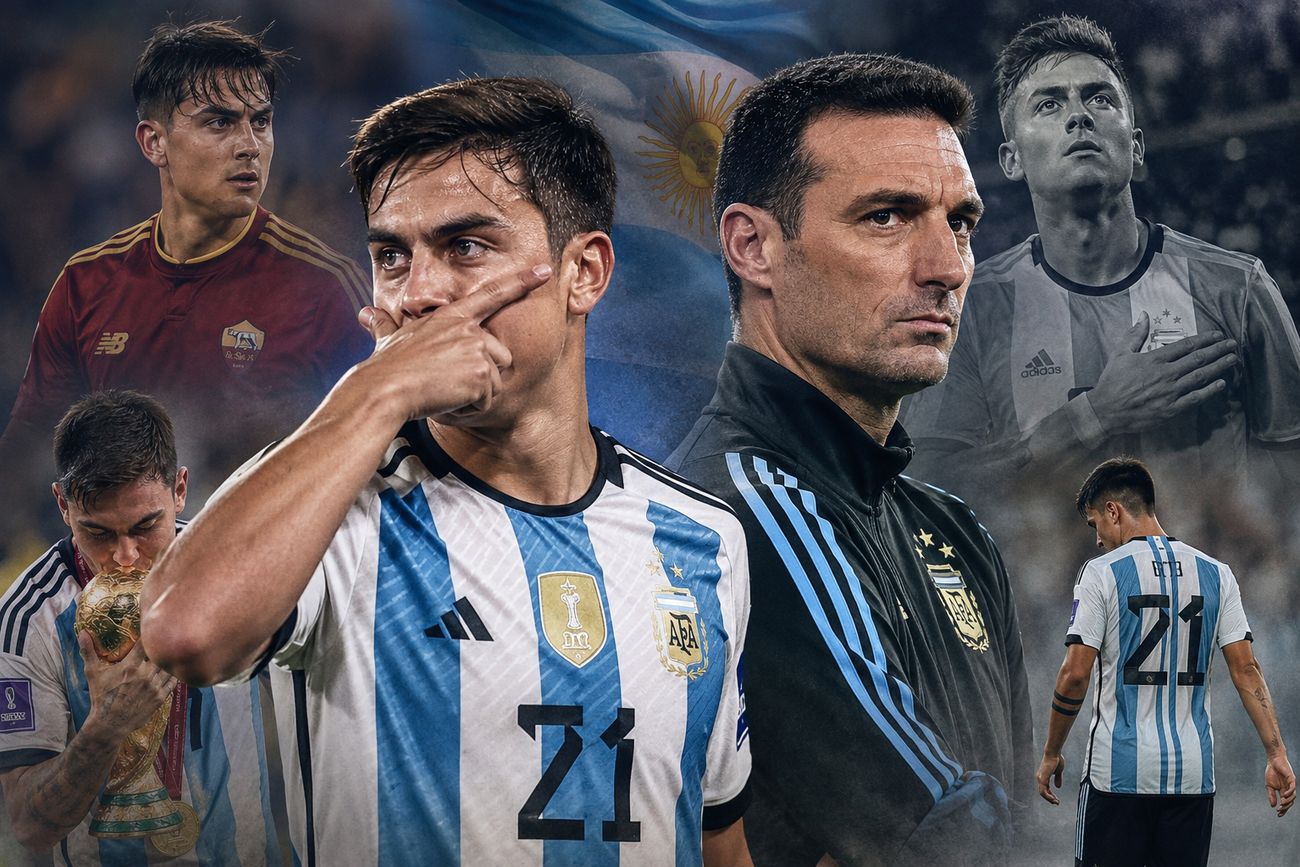 Scaloni y Dybala, caminos opuestos.