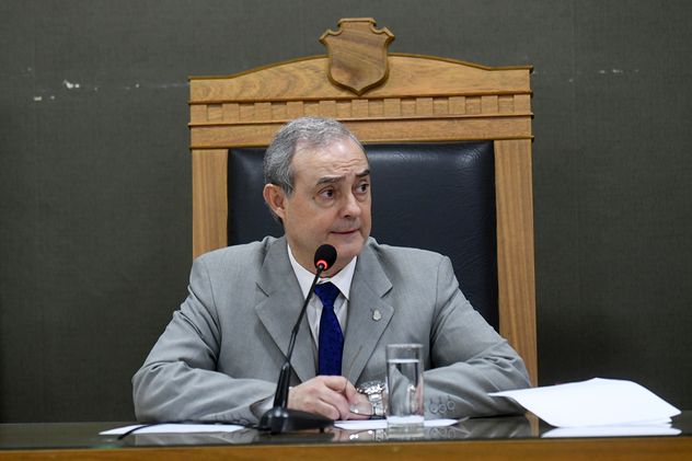 Camarista. El vocal Marcelo Jaime presidió el tribunal que realizó el juicio por el crimen de Blas Correas. (Ramiro Pereyra / La Voz)