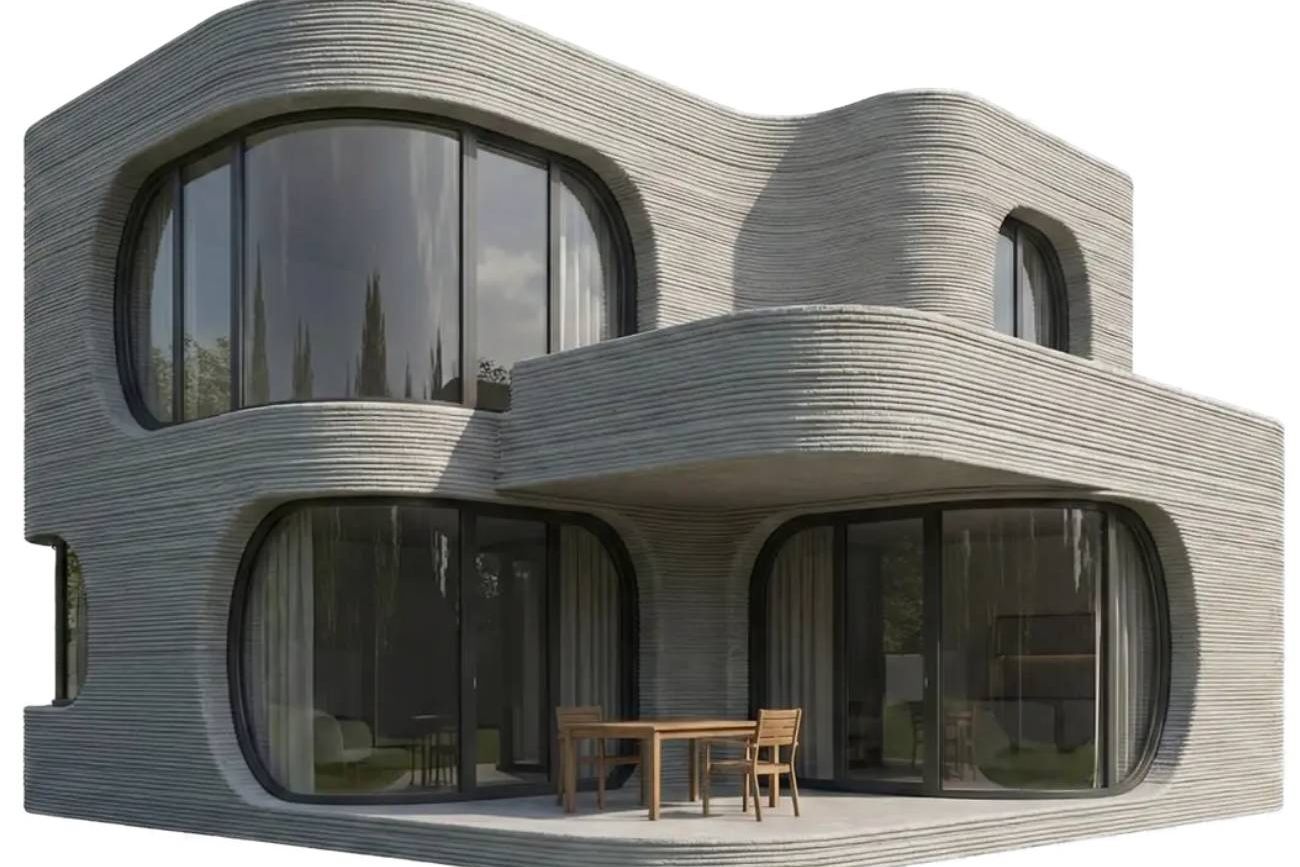 La tecnología de una impresora 3D permite acortar los tiempos, costos y residuos que se generan en una obra.
