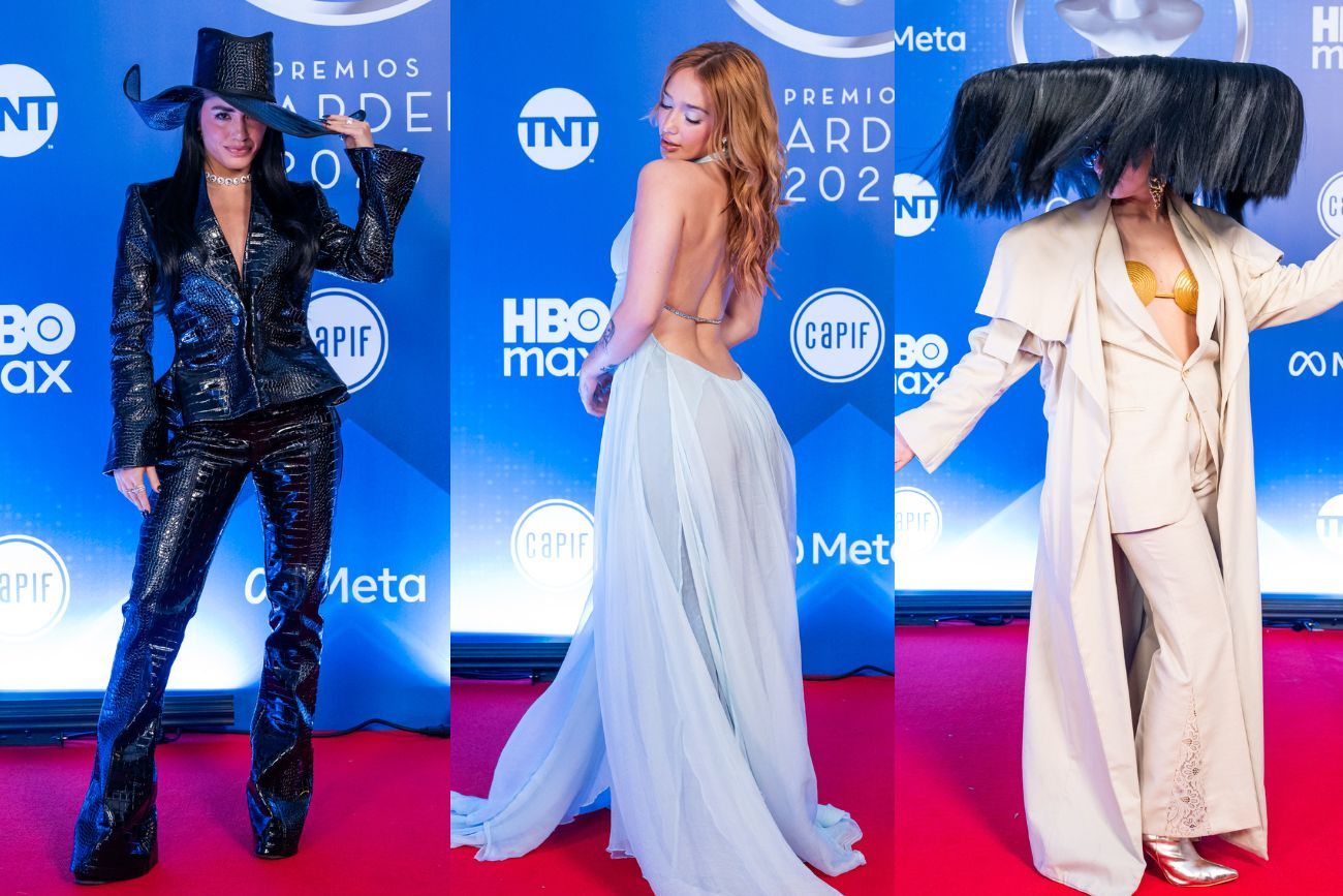 Las estrellas mostaron sus mejores looks en la alfombra roja de los premios Gardel.