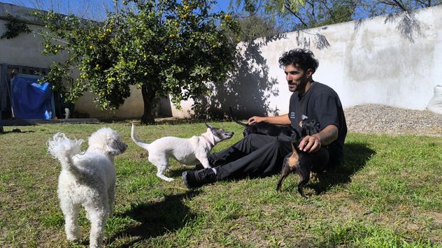Guardería para perros Oinpe, en Río Tercero. Hay varios emprendimientos de alojamiento de canes en esa ciudad. 