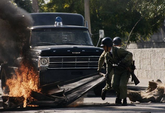 El Cordobazo, la revuelta popular registrada en al capital cordobesa el 29 y 30 de mayo de 1969. Imágenes mejoradas con IA.