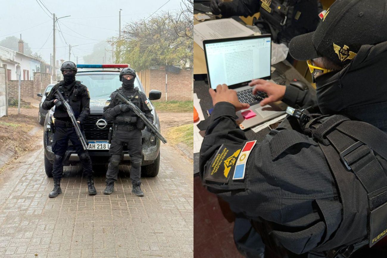 Cayeron dos bandas narco tras 10 allanamientos en Córdoba: hay ocho detenidos