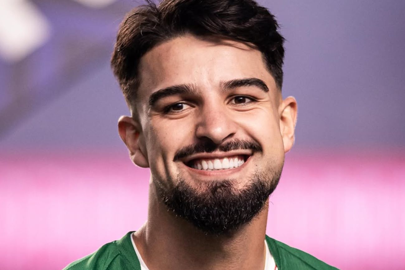 José María López, delantero del Palmeiras de Brasil.