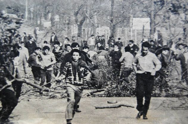 El Cordobazo, la revuelta popular registrada en la capital cordobesa el 29 y el 30 de mayo de 1969. 