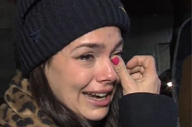 Natalie Pérez lloró ante la cámara de "Intrusos".