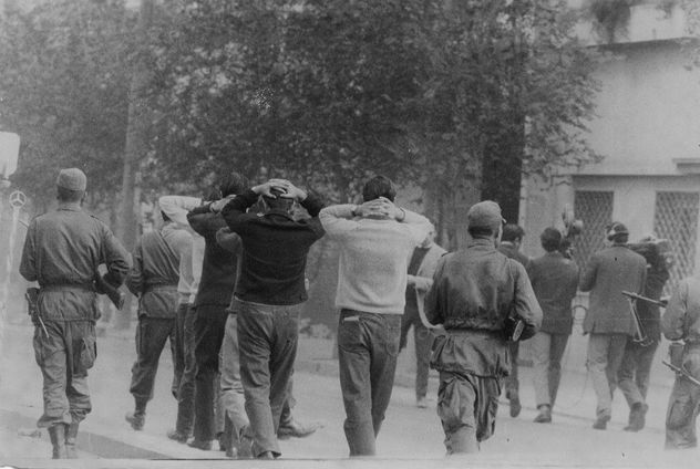 El Cordobazo, la revuelta popular registrada en la capital cordobesa el 29 y el 30 de mayo de 1969. Imágenes mejoradas con IA