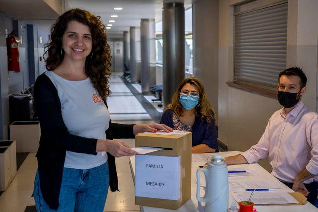 Denuncia. Agostina Noccioli, secretaria adjunta de la Asociación Gremial de Empleados Judiciales (AGEPJ). (Gentileza AGEPJ)