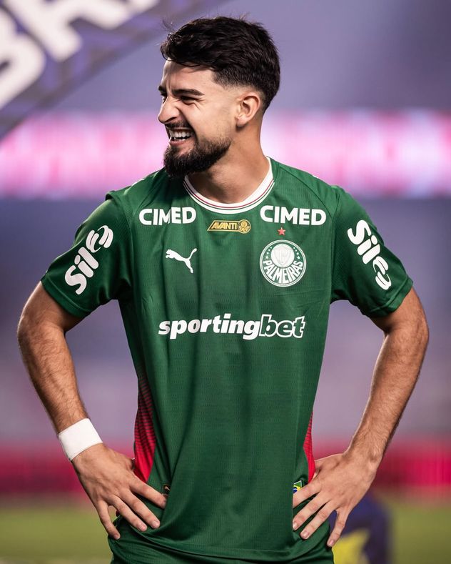 José María López, delantero del Palmeiras de Brasil.