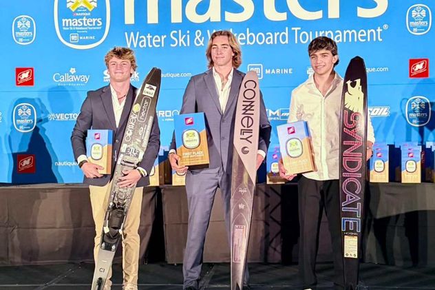El cordobés Bautista Ahumada hizo dos podios internacionales y sigue creciendo en el esquí náutico mundial.