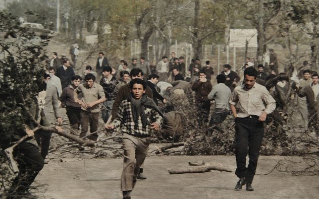 Imágenes del Cordobazo, la revuelta popular de 1969 en la capital cordobesa. Fotos recuperadas con IA.