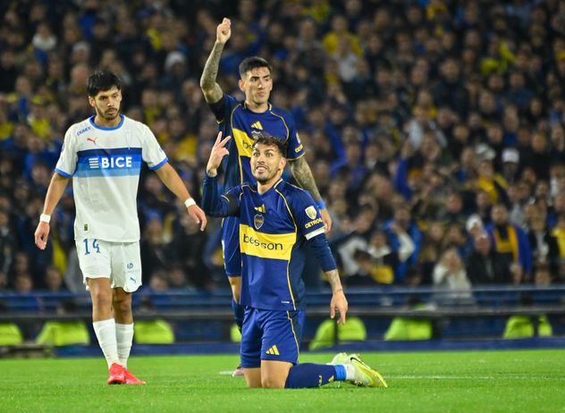 Boca recibió a Universida Católica de Chile por la Copa Libertadores. 