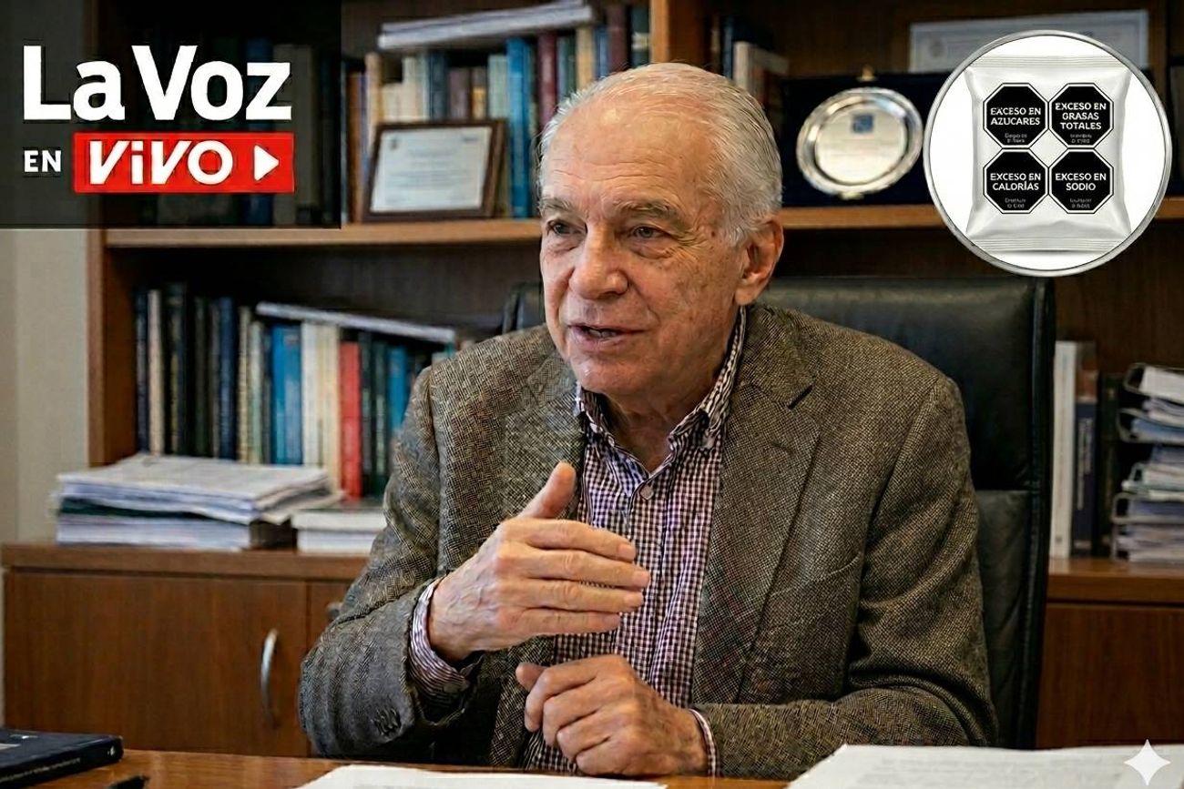 Alberto Cormillot, en diálogo con La Voz En Vivo sobre la Ley de Etiquetado Frontal. 