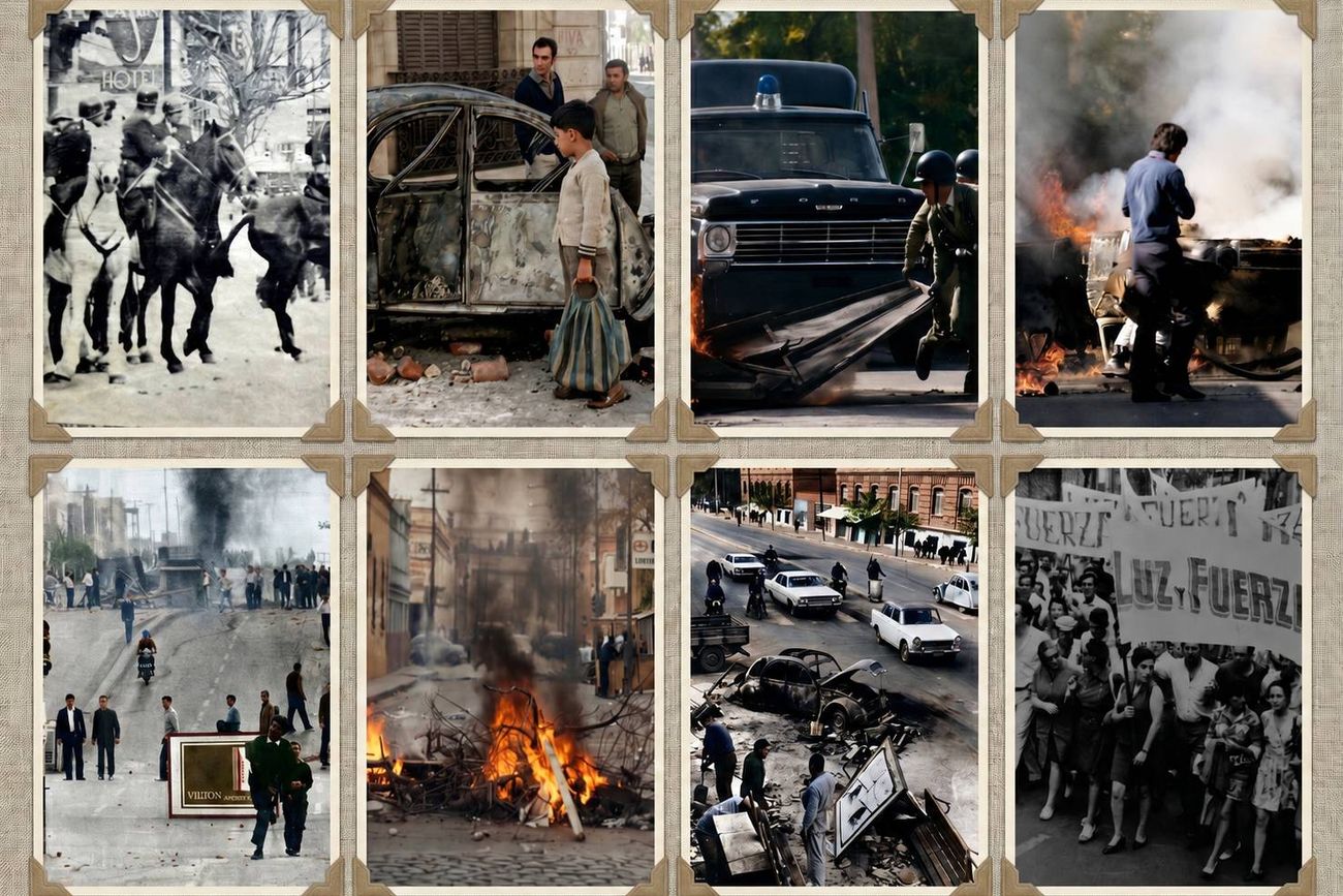 A 57 años del Cordobazo: La Voz recupera fotos de archivo, restauradas con IA