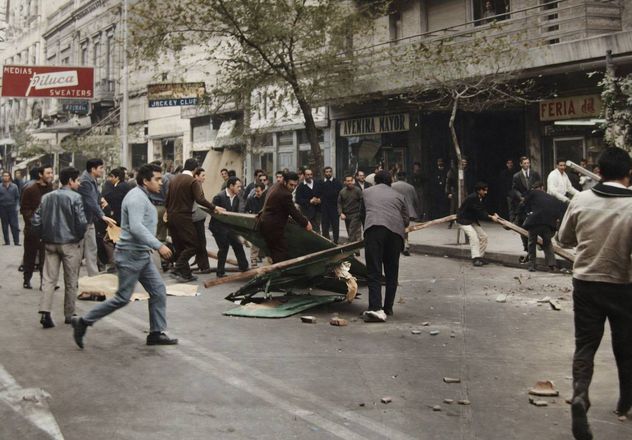 El Cordobazo, la revuelta popular registrada en al capital cordobesa el 29 y 30 de mayo de 1969. Imágenes mejoradas con IA.