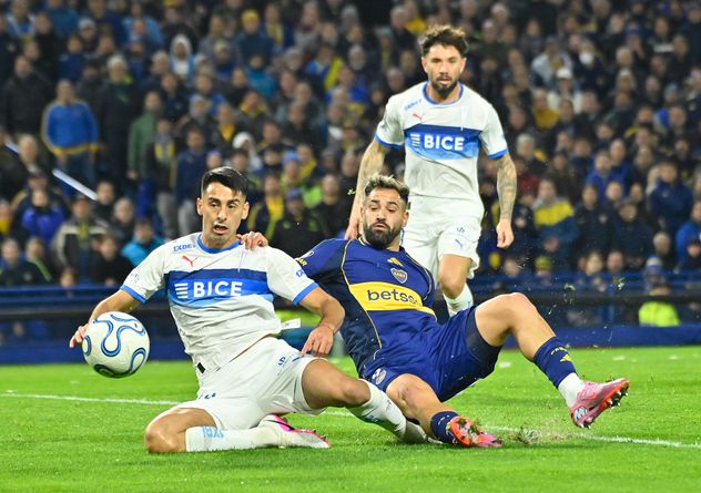 Boca recibió a Universidad Católica por la Copa Libertadores. 