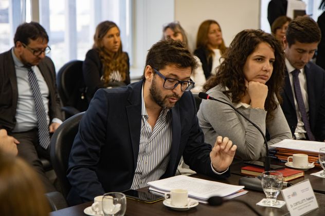 Dirigentes. El secretario general de los trabajadores judiciales, Federico Cortelletti. (Gentileza AGEPJ)