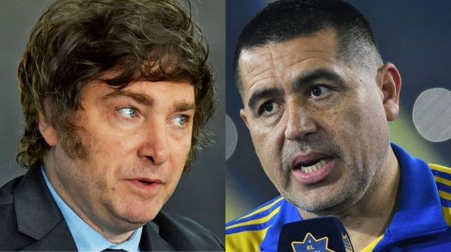 Milei contra Riquelme.