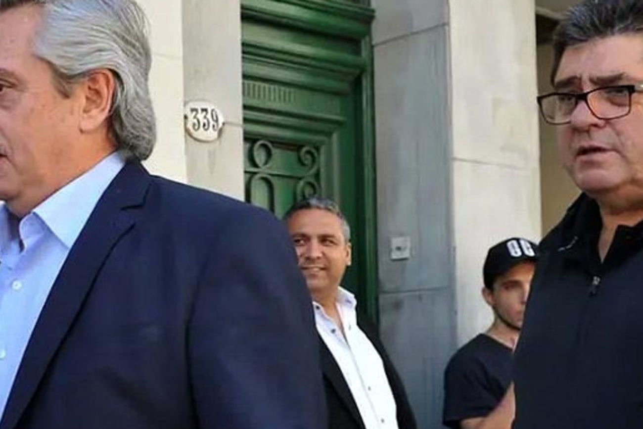 Daniel Rodríguez, exadministrador de la Quinta de Olivos, y Alberto Fernández