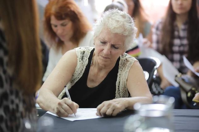 Mabel Aresca, el día que se inscribió en el programa de familias de acogimiento del Senaf.