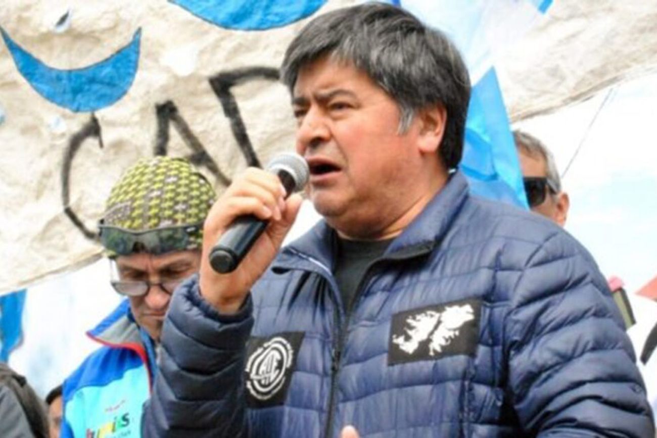 Carlos Hipólito Córdoba, secretario general de la Asociación Trabajadores del Estado (ATE) Tierra del Fuego.