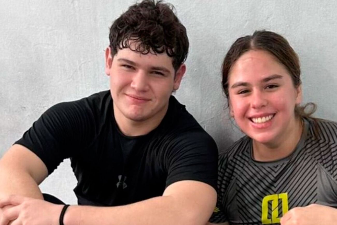 Verónica Agustina Ponso (18) y Joaquín Esteban Giménez (17). (Clarín)