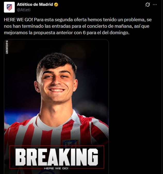 Mensajes del Atlético Madrid contra el Barcelona.