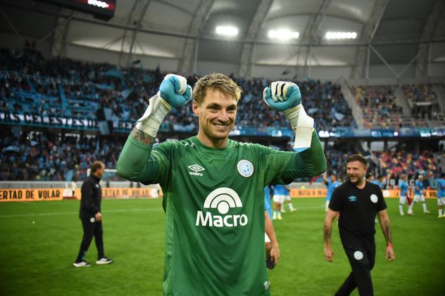 Thiago Cardozo, uno de los jugadores importantes en la victoria de Belgrano por Copa Argentina.