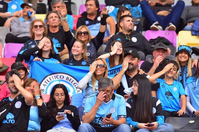 Belgrano, en la previa al duelo con Gimnasia de Jujuy por Copa Argentina en Santiago  del Estero.