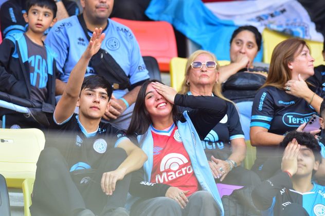 Belgrano, en la previa al duelo con Gimnasia de Jujuy por Copa Argentina en Santiago  del Estero.