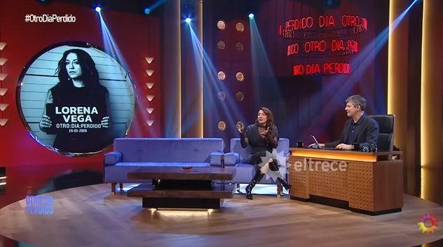 Lorena Vega en "Otro días perdido". 