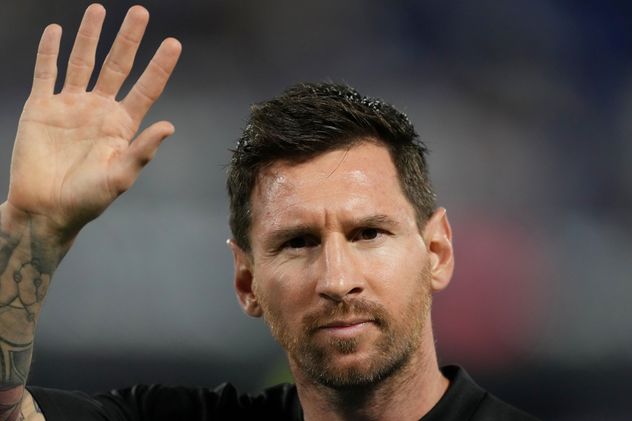 Lionel Messi, capitán de la selección argentina de fútbol. 