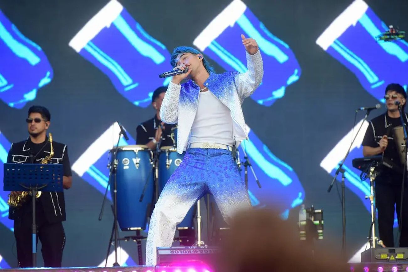 Luck Ra, durante su show en el Festival Bum Bum 2026. (Jorge Peñaranda/ La Voz)